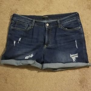 Dear John Lillie Distressed Cuff Shorts